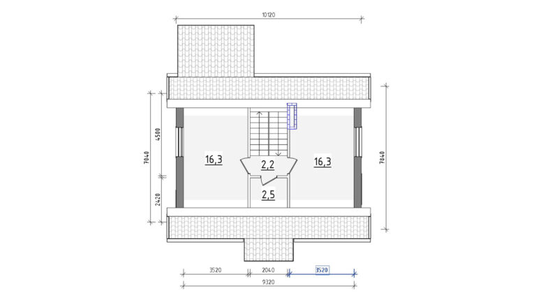 Планировка 2 эт